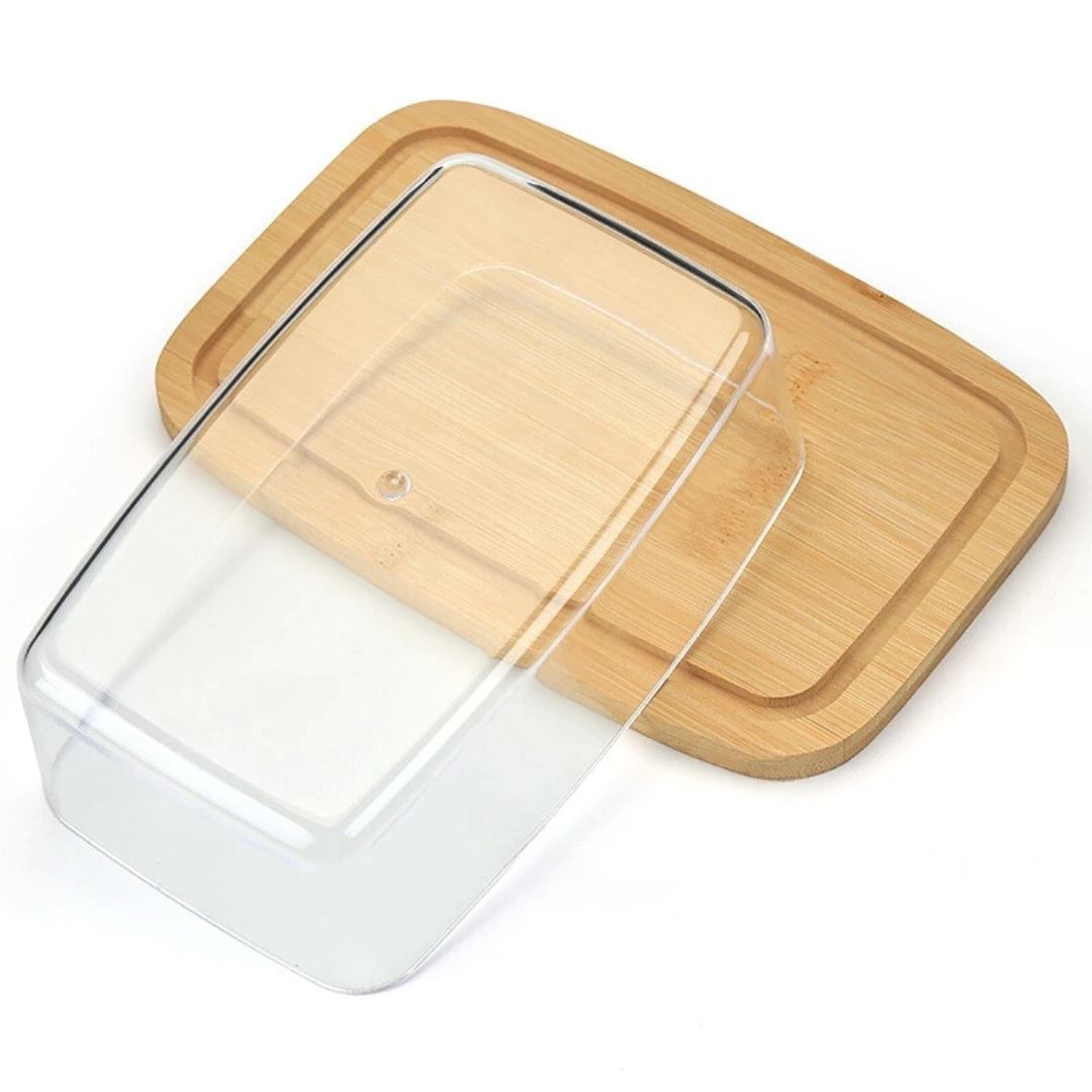 Conjunto Sofisticado de Bambu com Tampa - Acessórios Elegantes para Cozinha Bambu005 Cozinha com Estilo 