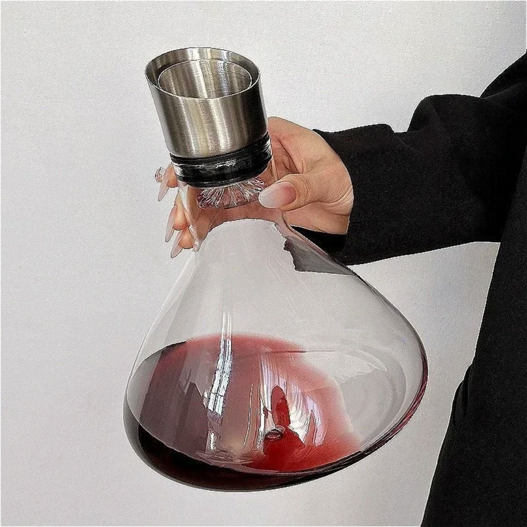 Decantador e Separador de Vinho 1500ml Vinho014 Cozinha com Estilo 
