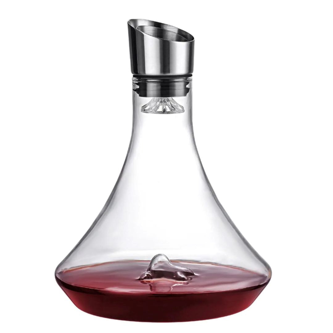 Decanter e Aerador de Vinho Tinto 1500ml - Experiências Vinícolas em Casa Vinho014 Cozinha com Estilo 