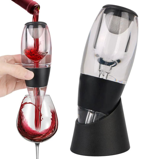 Decanter Profissional para Vinho com Filtro - Dispenser Rápido Cozinha com Estilo 