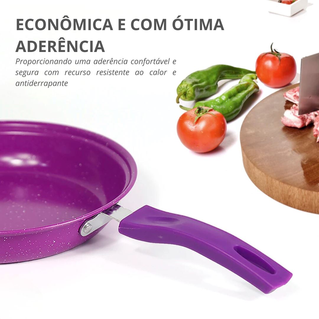 Kit Completo de Panelas Antiaderentes - 13 Utensílios Forno e Fogão017 Cozinha com Estilo 