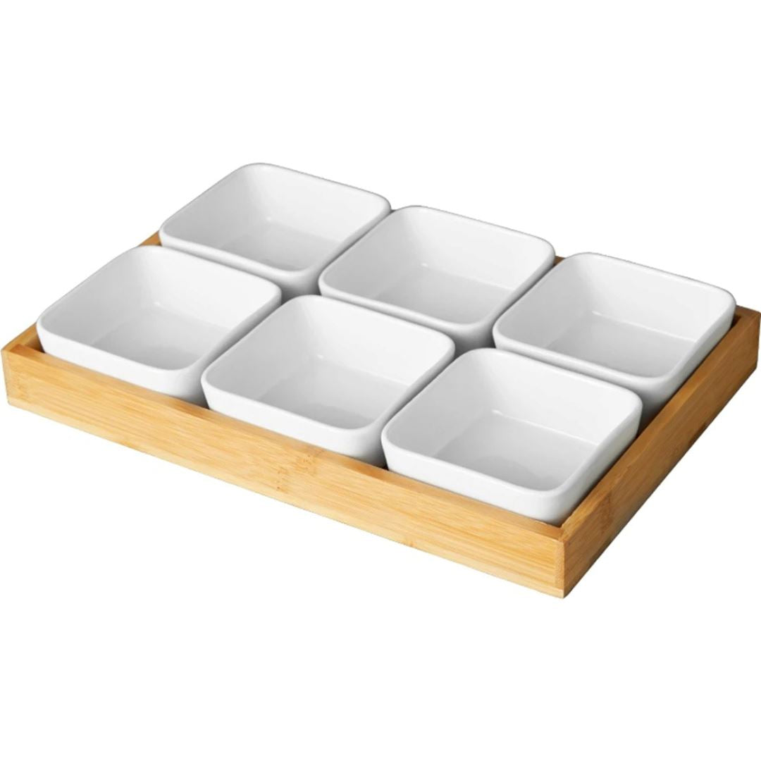 Kit de Armazenamento com Tigelas de Cerâmica - Organização com Estilo Mesa Posta014 Cozinha com Estilo 