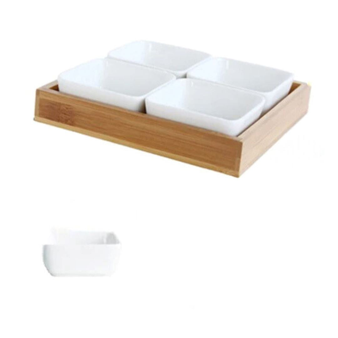 Kit de Armazenamento com Tigelas de Cerâmica - Organização com Estilo Mesa Posta014 Cozinha com Estilo 