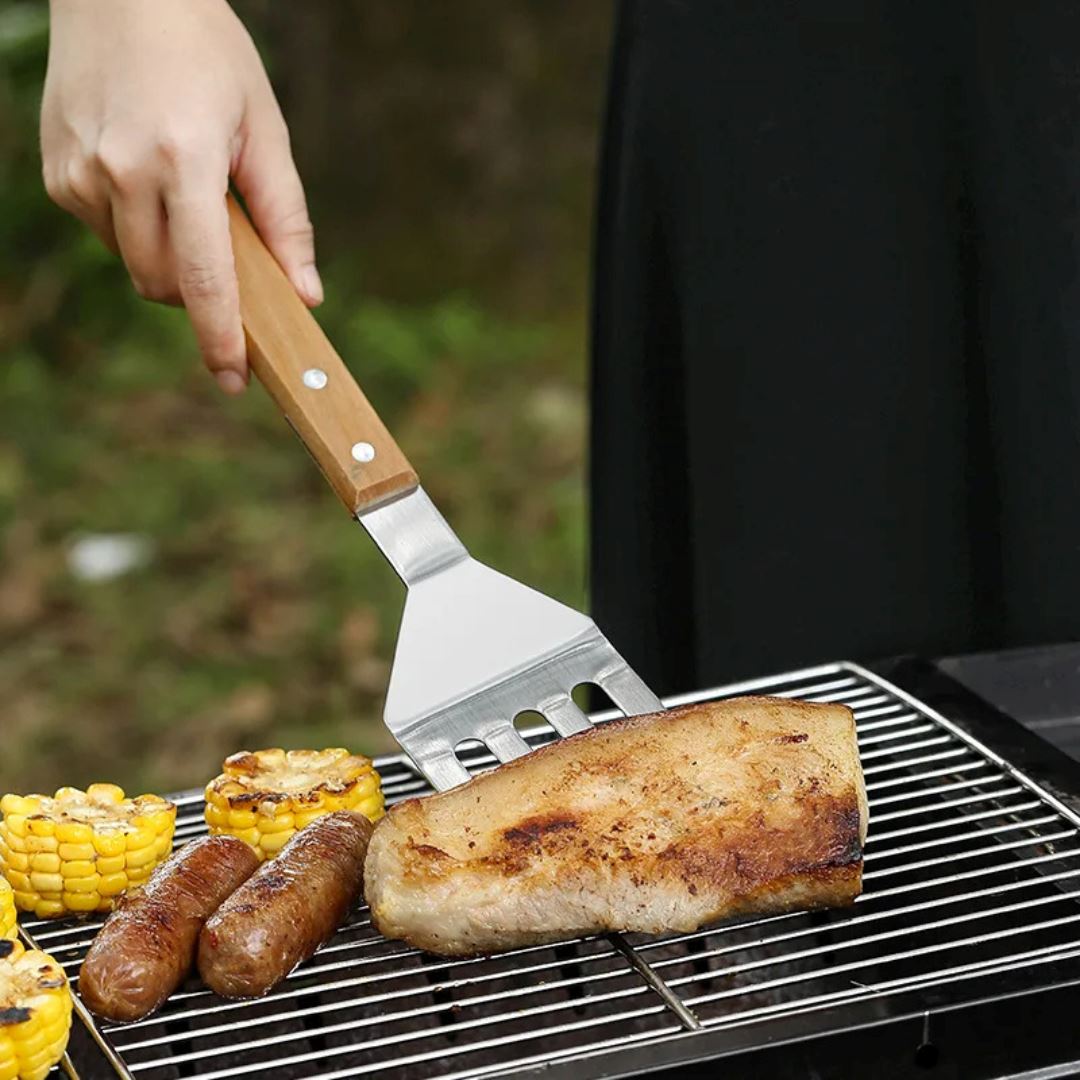 Kit de Utensílios para Churrasco - Praticidade e Elegância Churrasco039 Cozinha com Estilo 