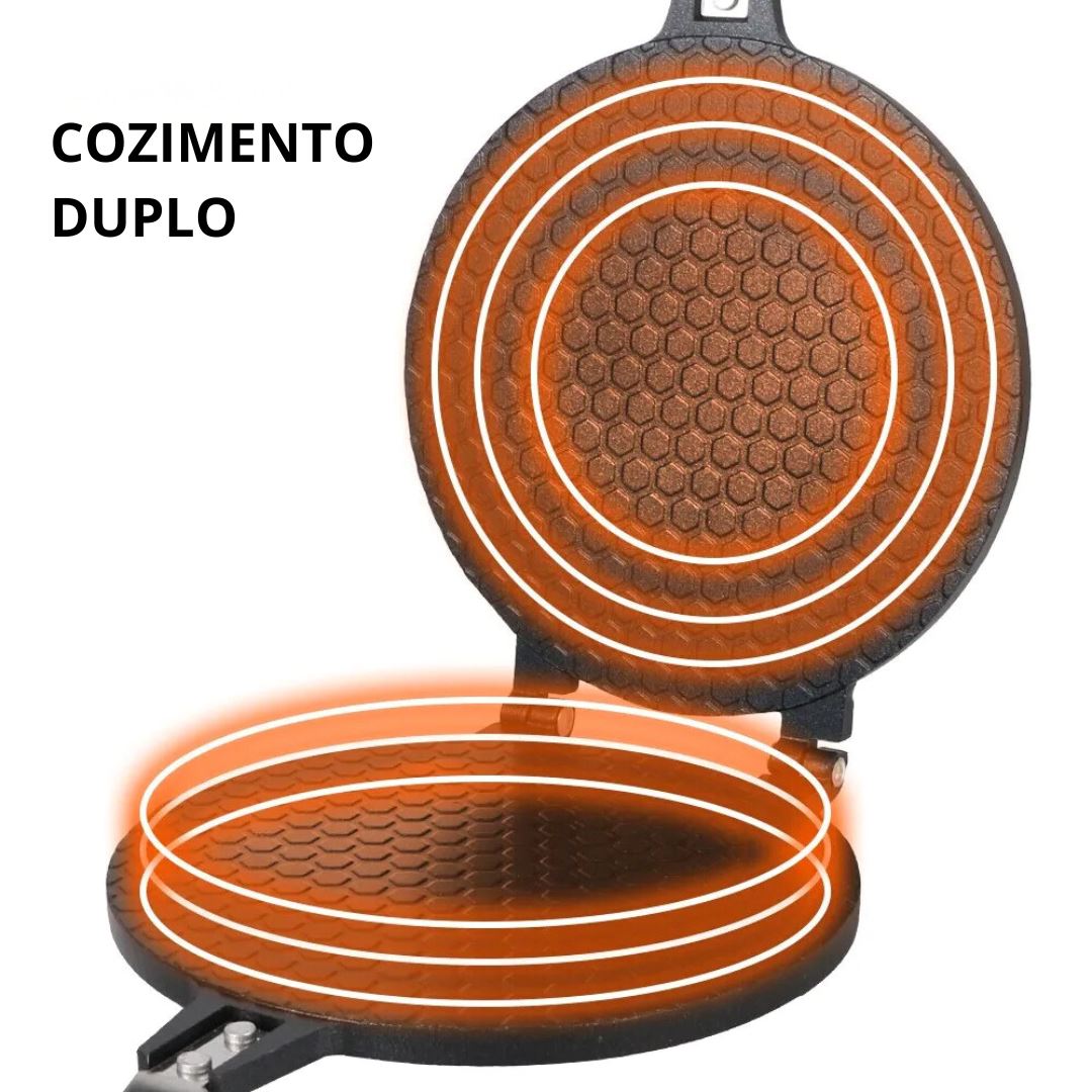 Kit Multifuniconal Forma de Waffles e Cones - Molde Antiaderente de Alta Qualidade Forno e Fogão013 Cozinha com Estilo 