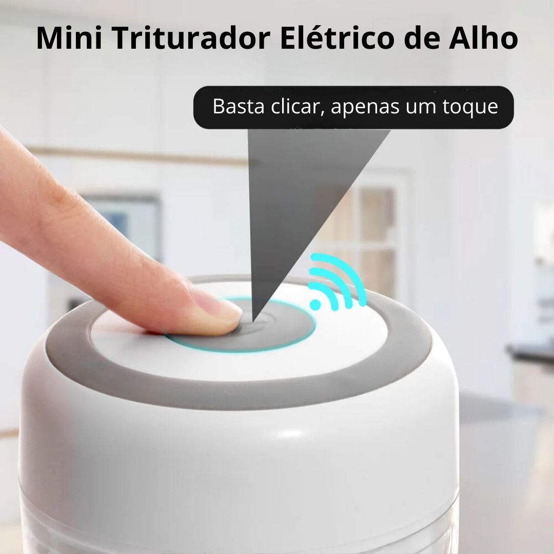 Mini Processador de Alimentos Elétrico Portátil - Triturador de Ingredientes Utilidades006 Cozinha com Estilo 