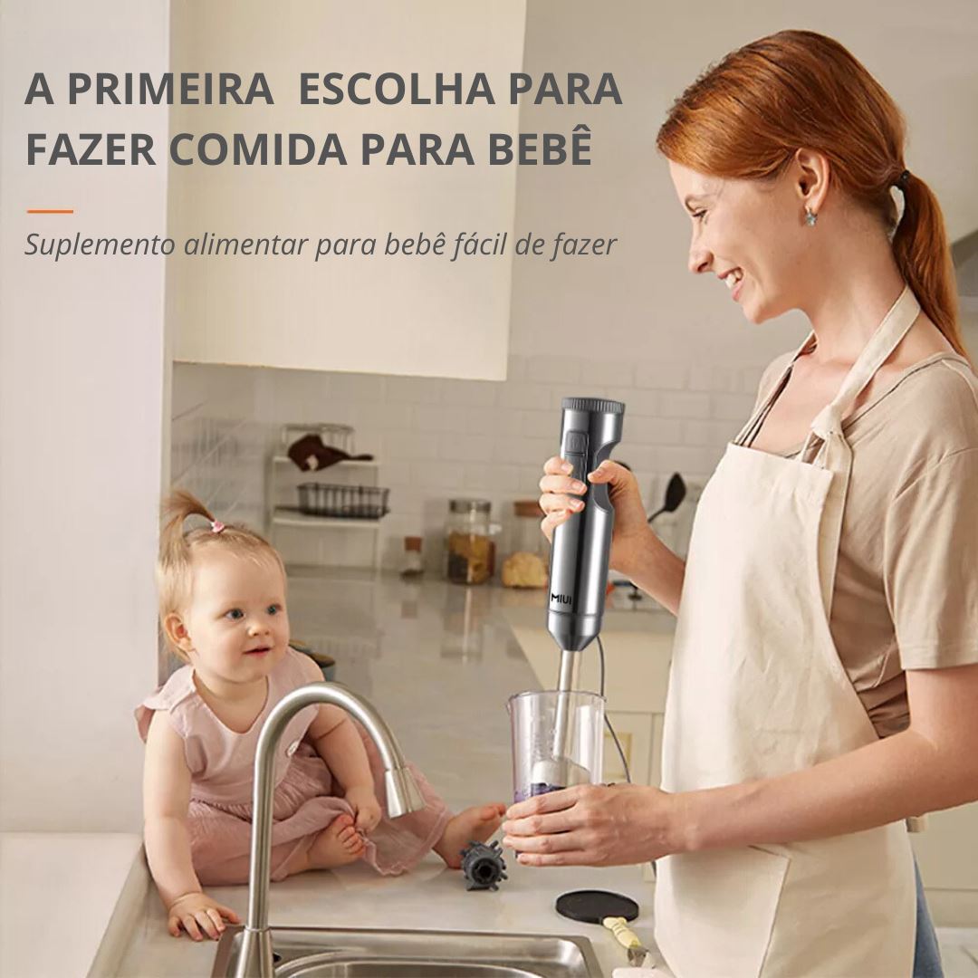 Mixer de Alimentos Multiuso - 1000W, 14 Velocidades, Aço Inoxidável, 4 em 1 Forno e Fogão007 Cozinha com Estilo 