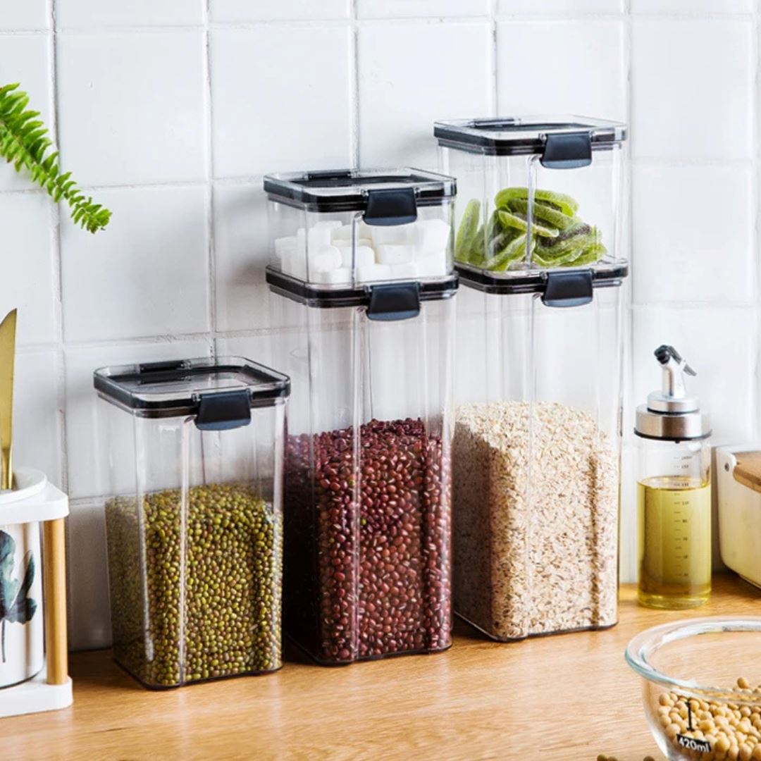 Organizador Plástico para Alimentos - Geladeira e Armário Organizador010 Cozinha com Estilo 