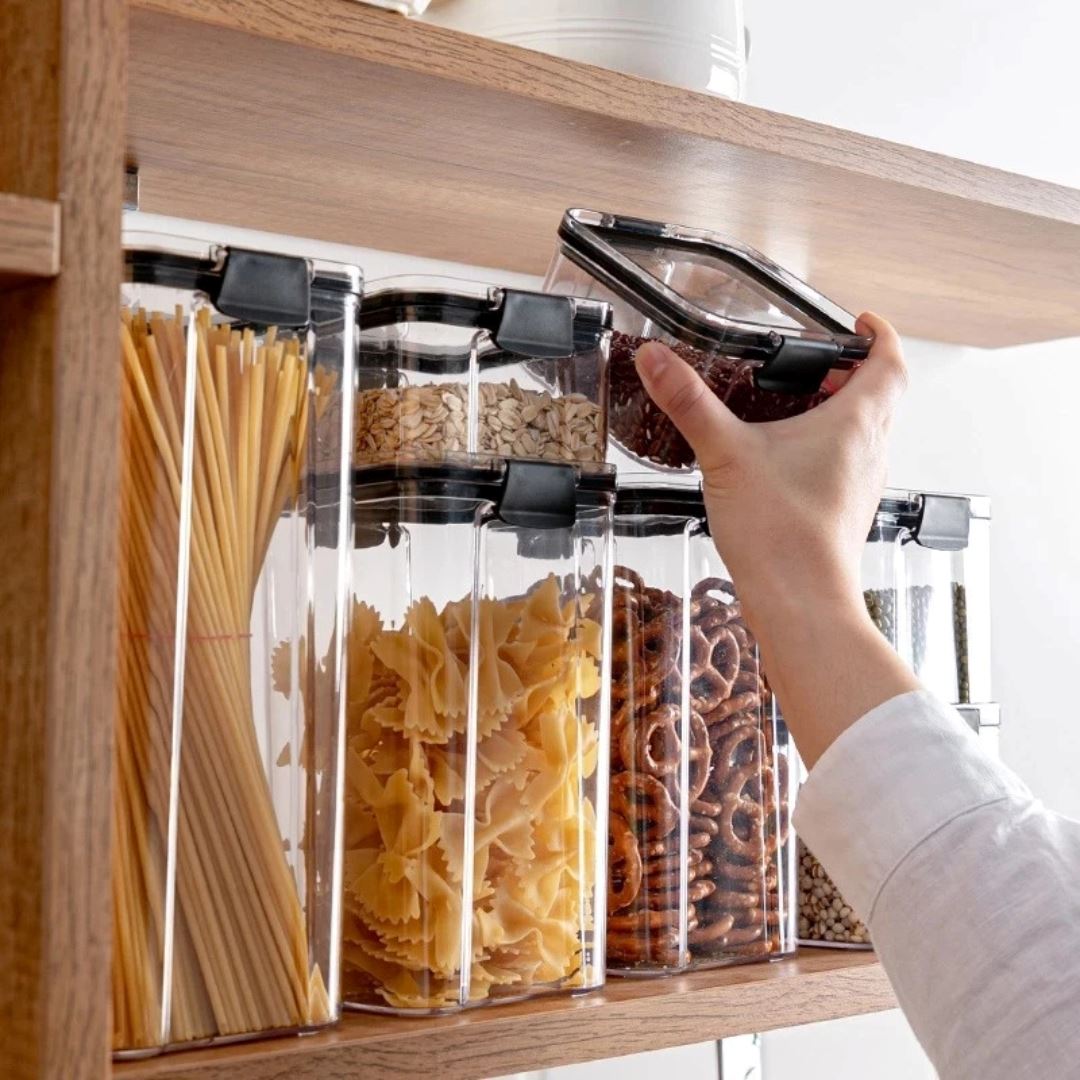 Organizador Plástico para Alimentos - Geladeira e Armário Organizador010 Cozinha com Estilo 