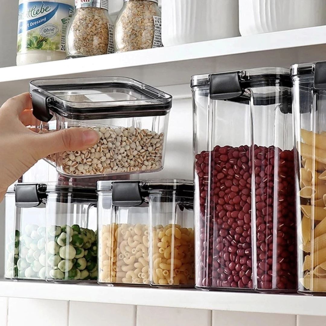 Organizador Plástico para Alimentos - Geladeira e Armário Organizador010 Cozinha com Estilo 