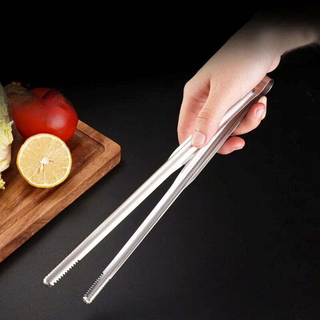 Pinça para Churrasco Inox - Praticidade para seu Churrasco Churrasco040 Cozinha com Estilo 