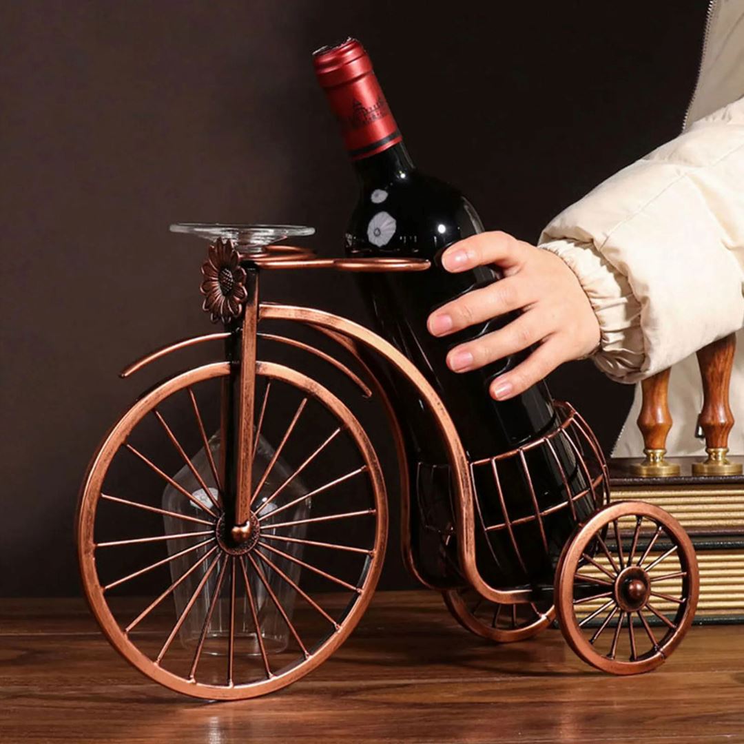 Suporte Vintage para Vinhos - Criativo e Funcional Decoração006 Cozinha com Estilo 