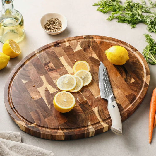 Tábua de Madeira para Corte de Carnes e Frios Alta Qualidade na Cozinha Cozinha com Estilo 