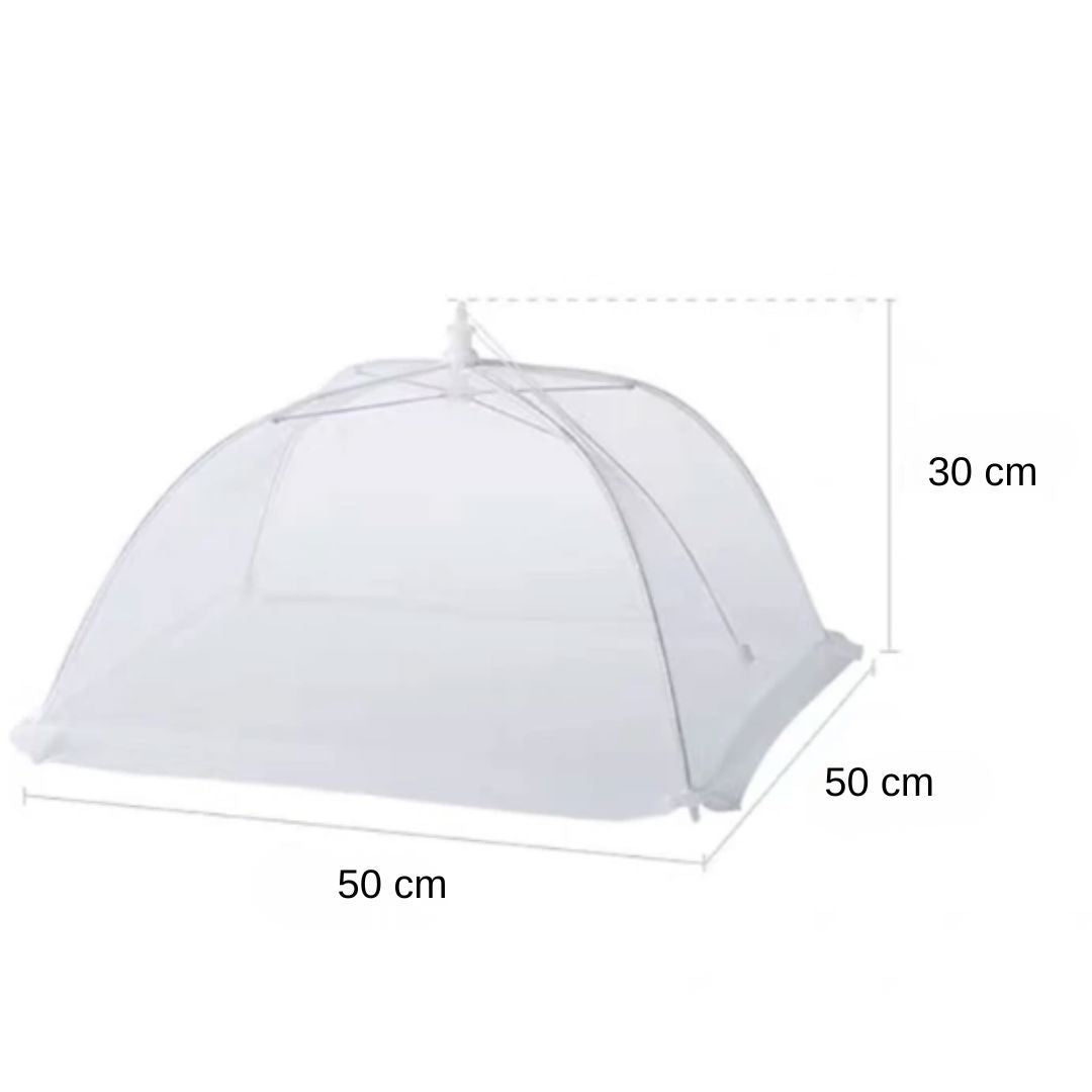 Tela Protetora de Alimentos Antimosca, Dobrável e Lavável Mesa Posta004 Cozinha com Estilo 