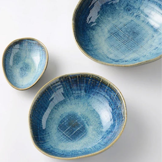 Tigela Bowl de Cerâmica com Design Irregular Linha Premium053 Cozinha com Estilo 
