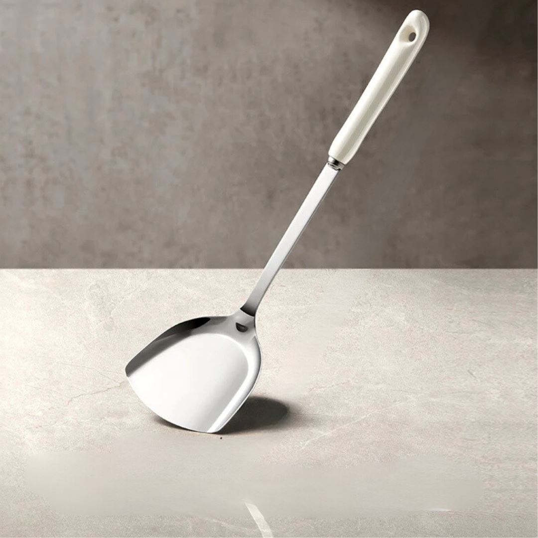 Utensílios Elegantes em Aço Inox - Organizador de Cozinha Funcional Cozinha com Estilo 